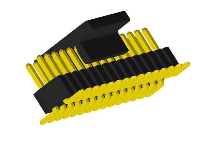 Pin vertical de la rangée 30 de double du bâti 2x15 de PAC d'en-tête de Pin de connecteur masculin de 1.0mm