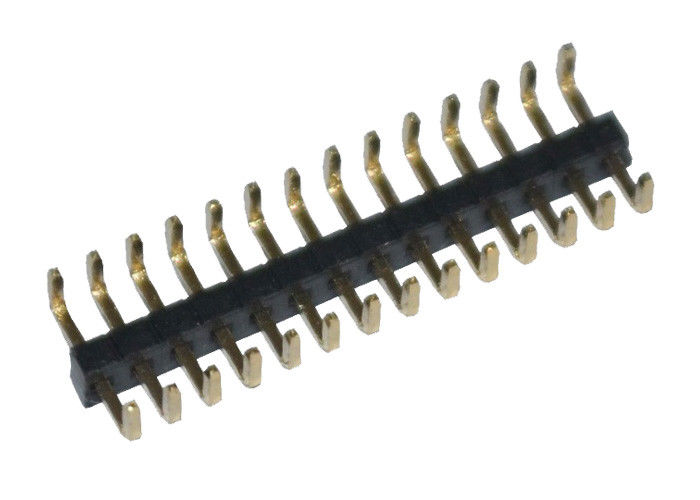 Type vertical connecteurs mâles du degré U de l'en-tête 90 de Pin du bâti 14 de carte