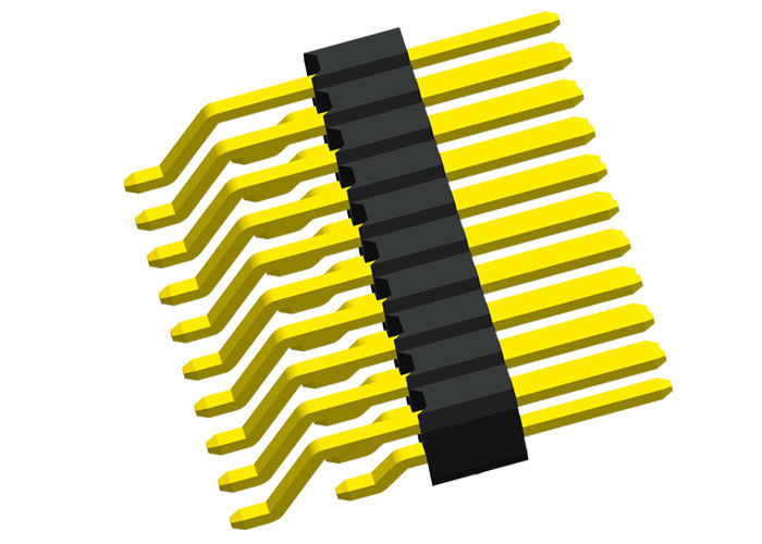 Type horizontal noir 1.27mm de SMT de double de rangée en-tête de Pin d'en-tête de Pin de 2x20