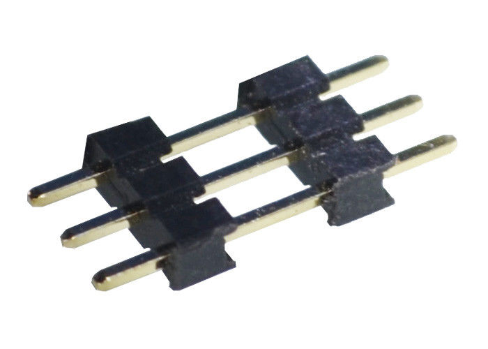 Double connecteur d'en-tête de Pin du plastique 10 type connecteur mâle de 180 degrés de carte PCB