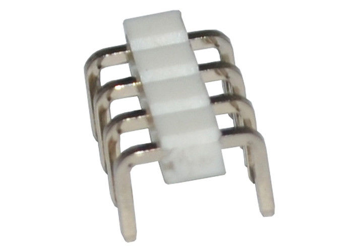 Type 4 rangée simple d'U du lancement 2.54mm de connecteur d'en-tête de Pin 90 degrés