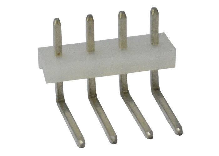 Conseil de 4 bornes pour embarquer le lancement traversant à angle droit du trou 5.08mm d'en-tête de Pin