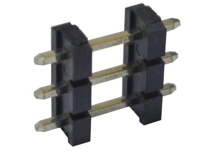 Lancement simple d'en-tête de Pin droit de rangée plastique de double d'en-tête de femelle de 5,08 x de 2.5mm