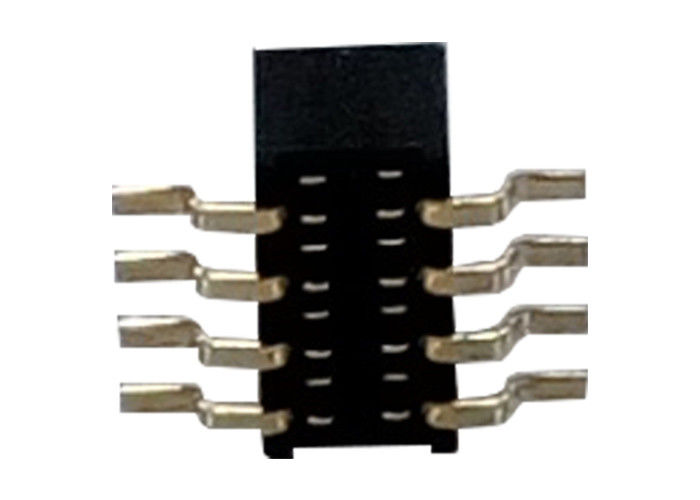 Type simple 1.27mm x 3.4mm de SMT de rangée de connecteur femelle d'en-tête de 8 bornes