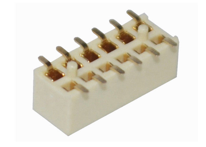 Type lancement de SMT de rangée de connecteur femelle de carte PCB de connecteur d'en-tête de 12 bornes double de 2.0mm