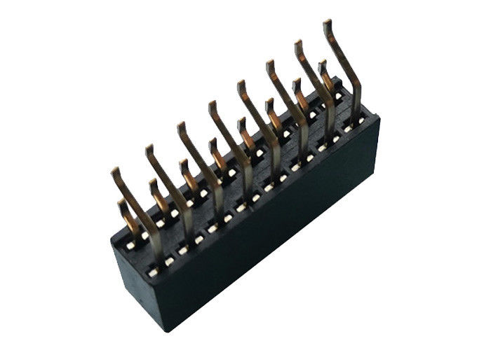 Type femelle 16 Pin du connecteur 2.54mm SMT d'en-tête de double rangée horizontale