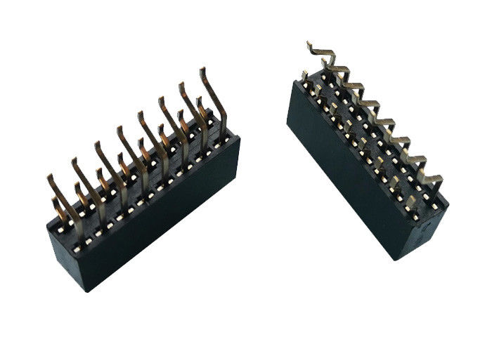 Type femelle 16 Pin du connecteur 2.54mm SMT d'en-tête de double rangée horizontale