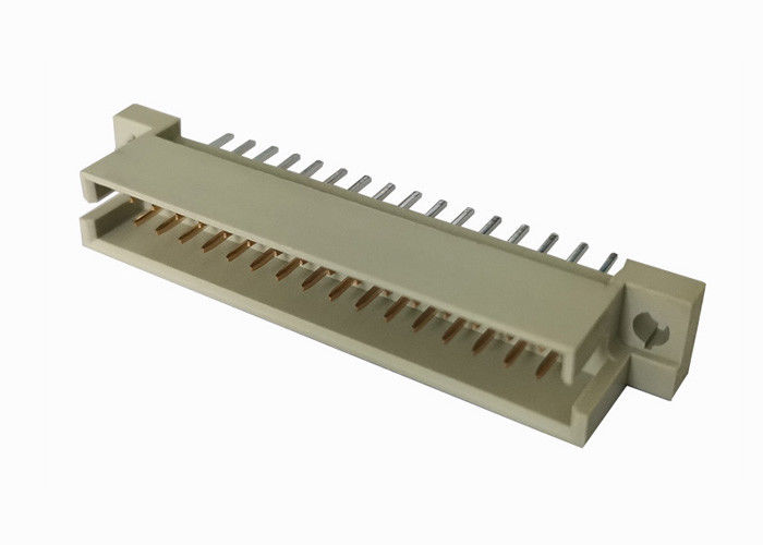 En-tête masculin de carte PCB de connecteur droit DIN 41612 or/étain de 180 degrés au-dessus de nickel
