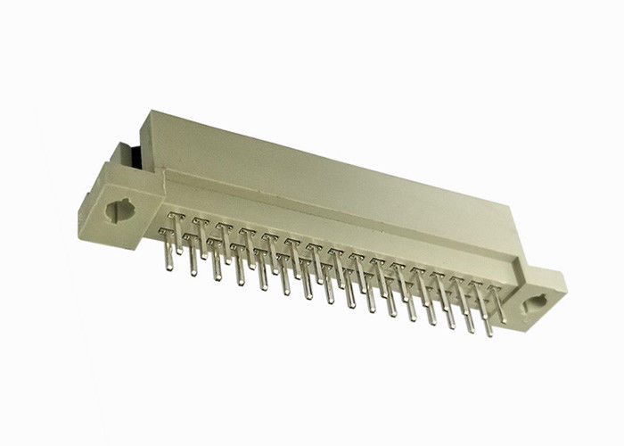 En-tête masculin de carte PCB de connecteur droit DIN 41612 or/étain de 180 degrés au-dessus de nickel