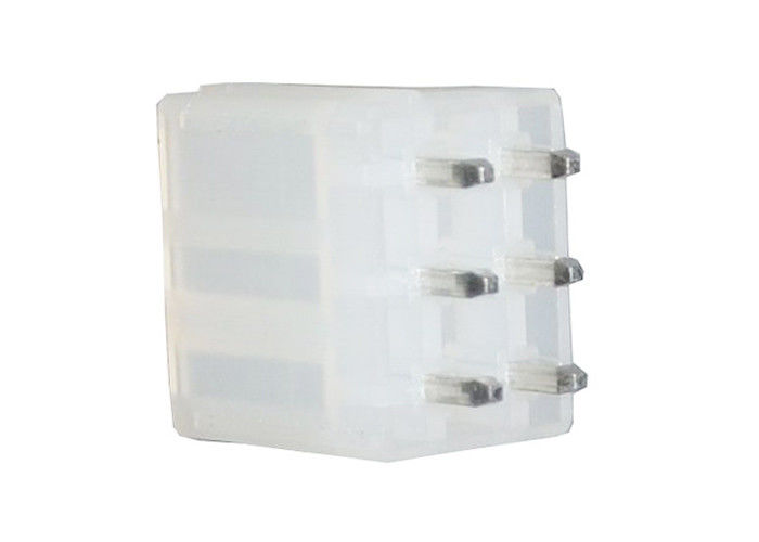 Lancement du connecteur 4.2mm de gaufrette de Pin de la série 6 de R, connecteur terminal droit de logement