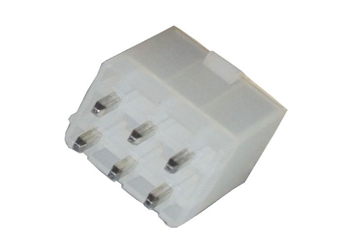 Lancement du connecteur 4.2mm de gaufrette de Pin de la série 6 de R, connecteur terminal droit de logement