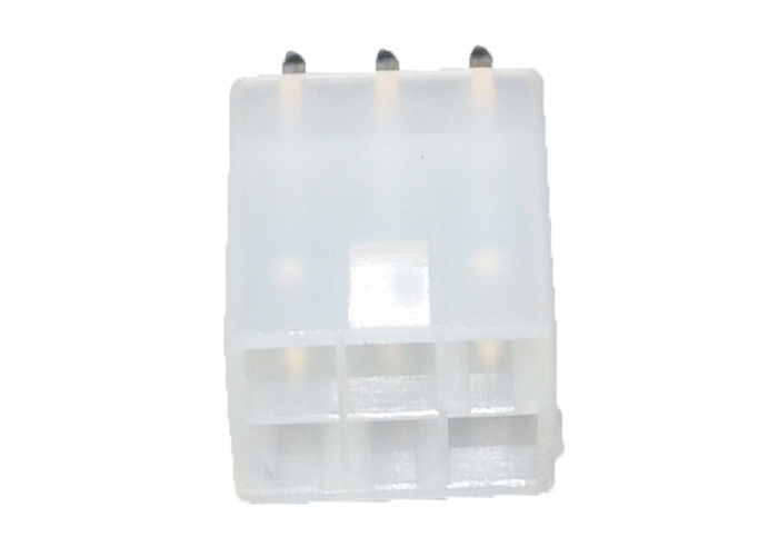 Lancement du connecteur 4.2mm de gaufrette de Pin de la série 6 de R, connecteur terminal droit de logement