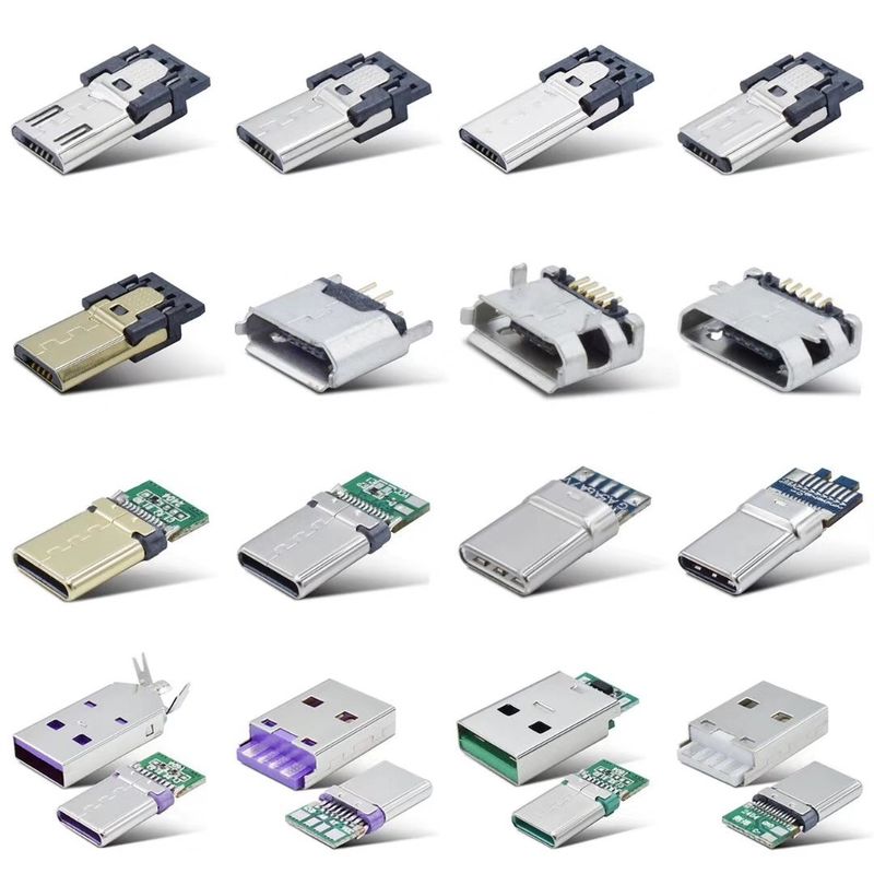 Dactylographiez à C le connecteur micro d'Usb acier inoxydable Shell avec la fonction de charge/données