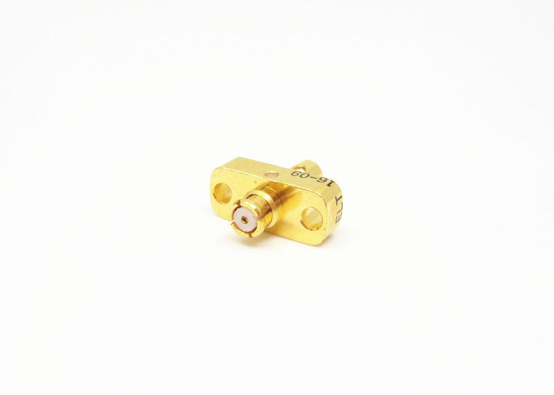 Les trous femelles du connecteur 2 de SMP rf brident impédance du bâti 50Ω pour le câble de MF108A