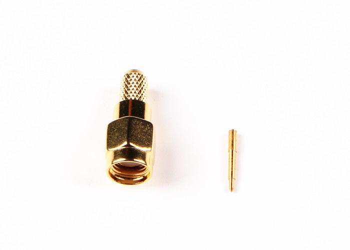 Connecteur d'antenne de l'impédance 50Ω rf, connecteur de bâti de panneau de SMA pour l'espace