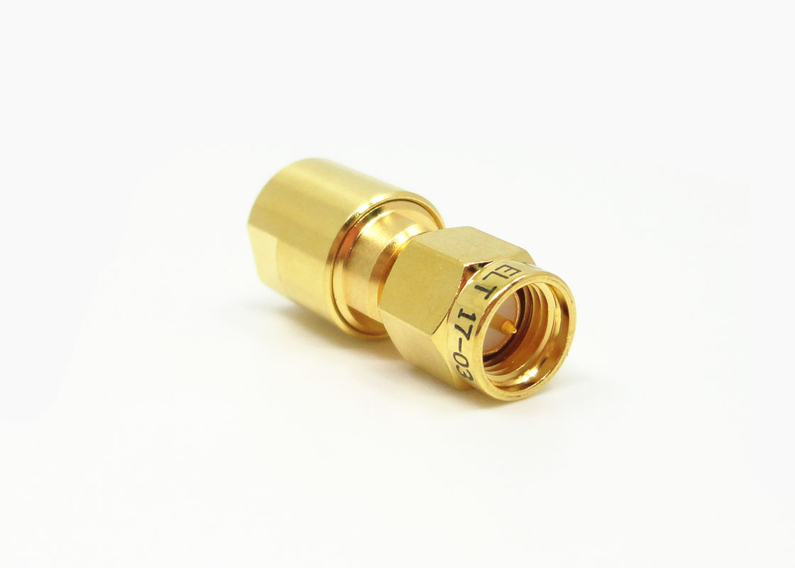 Connecteur en laiton du mâle SMA de mini taille pour le câble de LMR200 MF147B CXN3449