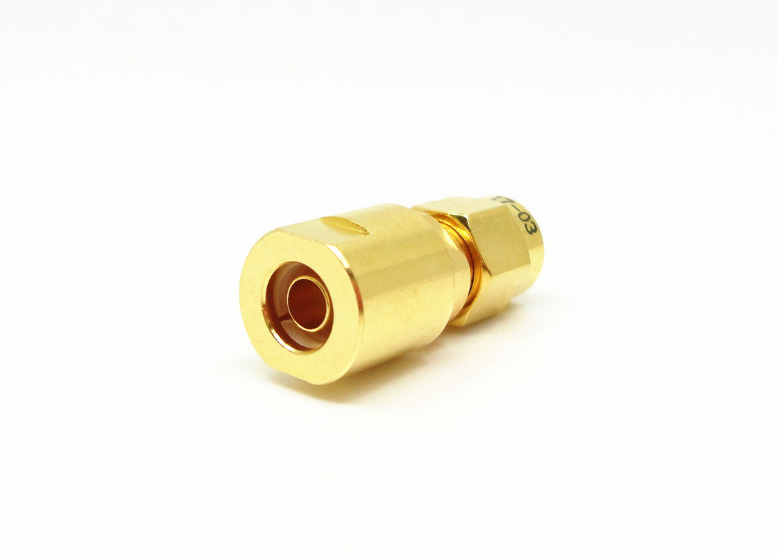 Connecteur en laiton du mâle SMA de mini taille pour le câble de LMR200 MF147B CXN3449