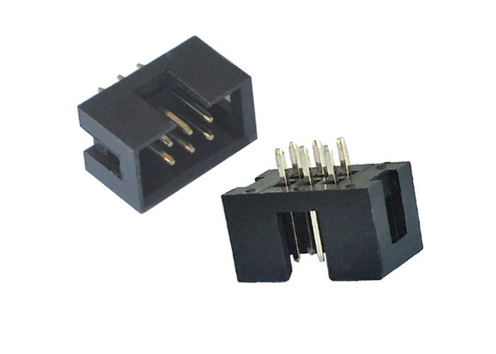 180 type droit de Pin du lancement 6 de l'IMMERSION 2.54mm de connecteur d'en-tête de boîte de degré