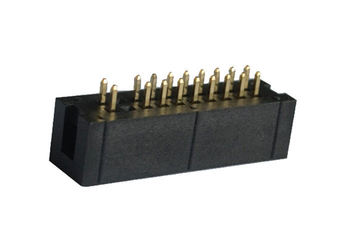 Le grand Pin actuel du connecteur 20 d'en-tête de boîte vident 2 Pin directement 2.54mm