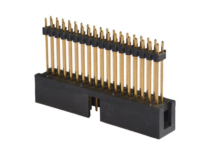 Connecteur droit en laiton d'en-tête de l'en-tête 2.54mm de Pin du contact 18 pour le panneau de carte PCB