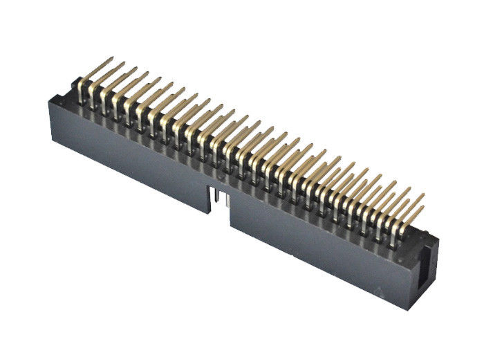 En-tête en forme de boîte de Pin du lancement 50 de carte PCB du degré à angle droit 2.54mm du connecteur 90