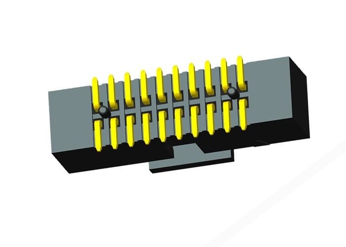 Type dépôt par contact de PAC de SMT d'instantané d'or de lancement du connecteur 1.27mm d'en-tête de boîte