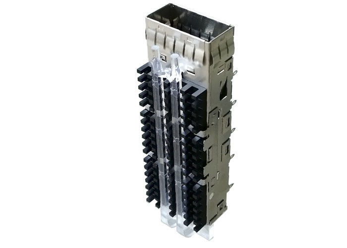 Port simple de connecteur de cage de SFP de cage de QSFP pour le module QSFP14 optique