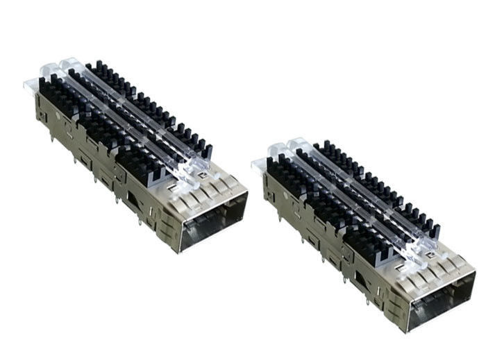 Port simple de connecteur de cage de SFP de cage de QSFP pour le module QSFP14 optique