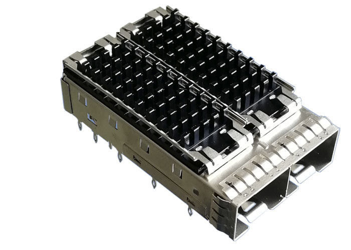 Le radiateur 2 met en communication le connecteur de cage de SFP en métal Pin d'ajustement de presse de 3,05 millimètres