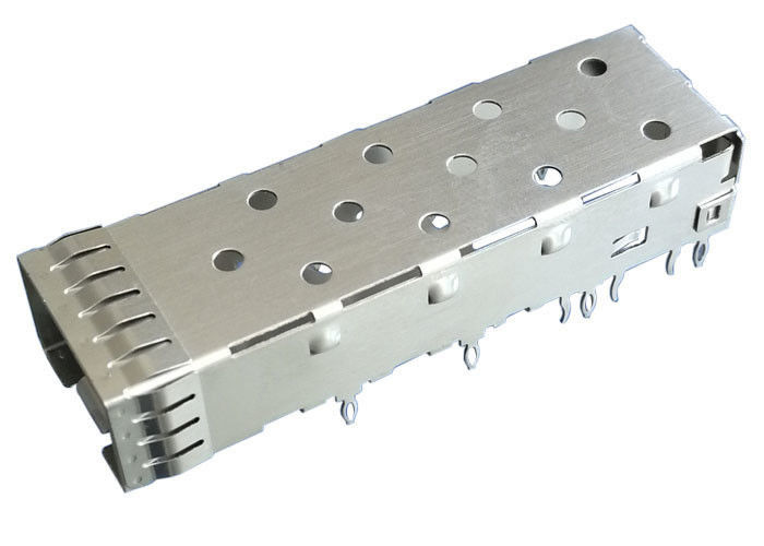 Conception simple de pied du port 3D du connecteur 1 x 1 de cage de SFP de haute performance 3,05 millimètres
