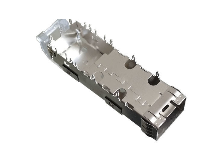 Alliage de cuivre de bâti de panneau de connexion de cage de SFP de tuyaux légers pour le gigabit Ethnet