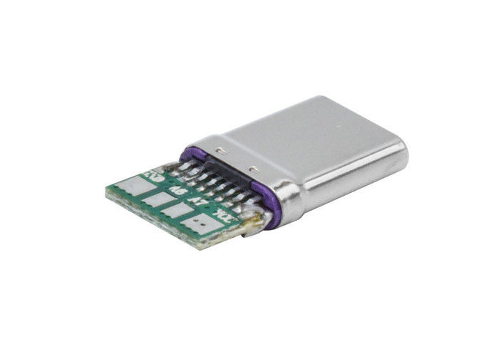 2,0 câble de soudure masculin Jack d'USB C de connecteur d'USB C avec la garantie de 1 an