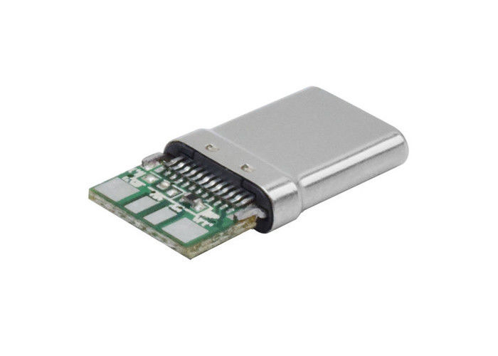 10 type d'Usb 3,1 de Pin biens masculins de soudure de connecteur de C pour le téléphone portable