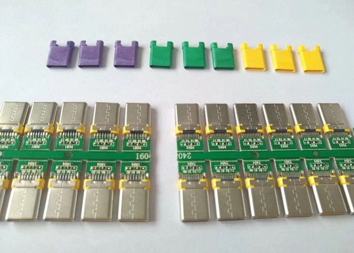 Dactylographiez à C le connecteur micro d'Usb acier inoxydable Shell avec la fonction de charge/données