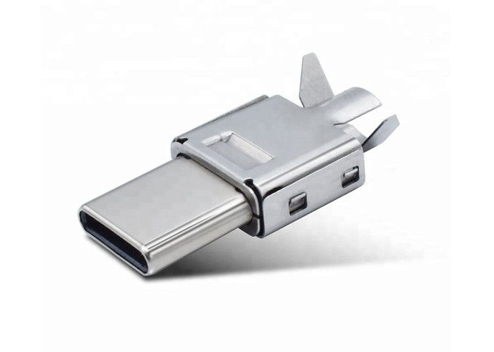 Cuivre de connecteur de Pin USB C du mâle 24 avec le plein essai de remplissage de la fonction 100%