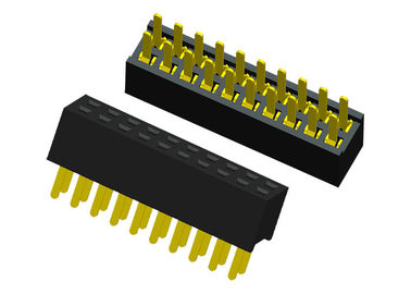 Rangée simple de connecteur femelle d'en-tête de 20 bornes directement pour le panneau de carte PCB